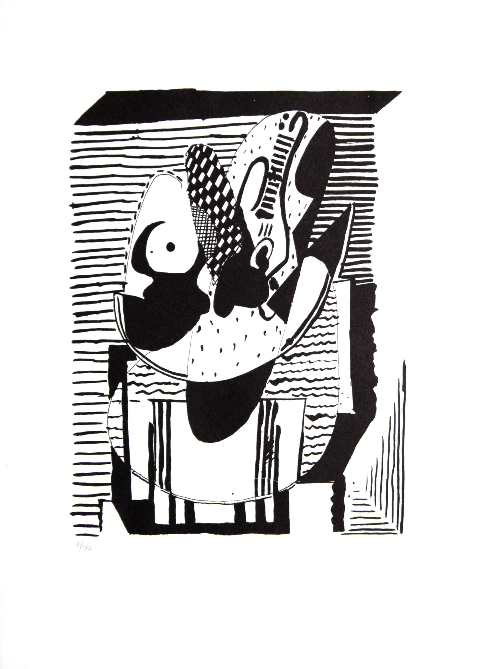 Pablo Picasso - Untitled from Nouveau Cercle Parisien: Artist: Pablo Picasso Title: Untitled from Nouveau Cercle Parisien du Livre Year: 1955 Dimensions: 17in. by 12in. Edition: From the rare limited edition of 140 Publisher: Andre Sauret Paris Suite: