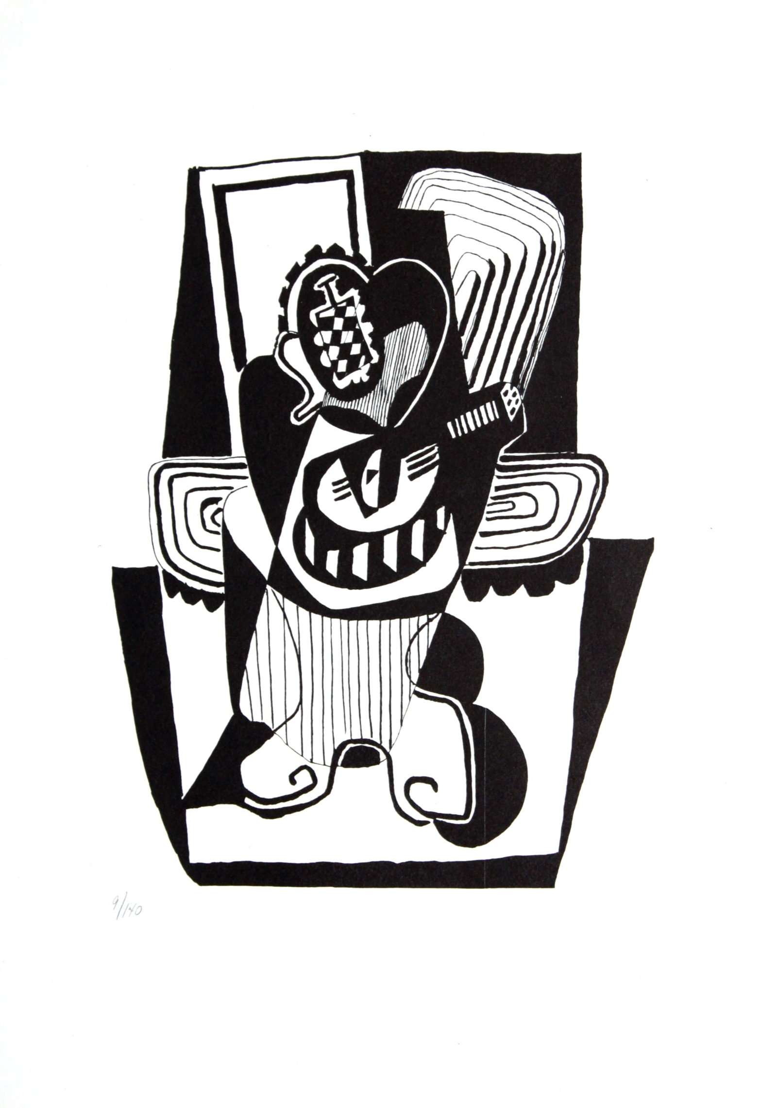 Pablo Picasso - Untitled from Nouveau Cercle Parisien: Artist: Pablo Picasso Title: Untitled from Nouveau Cercle Parisien du Livre Year: 1955 Dimensions: 17in. by 12in. Edition: From the rare limited edition of 140 Publisher: Andre Sauret Paris Suite: