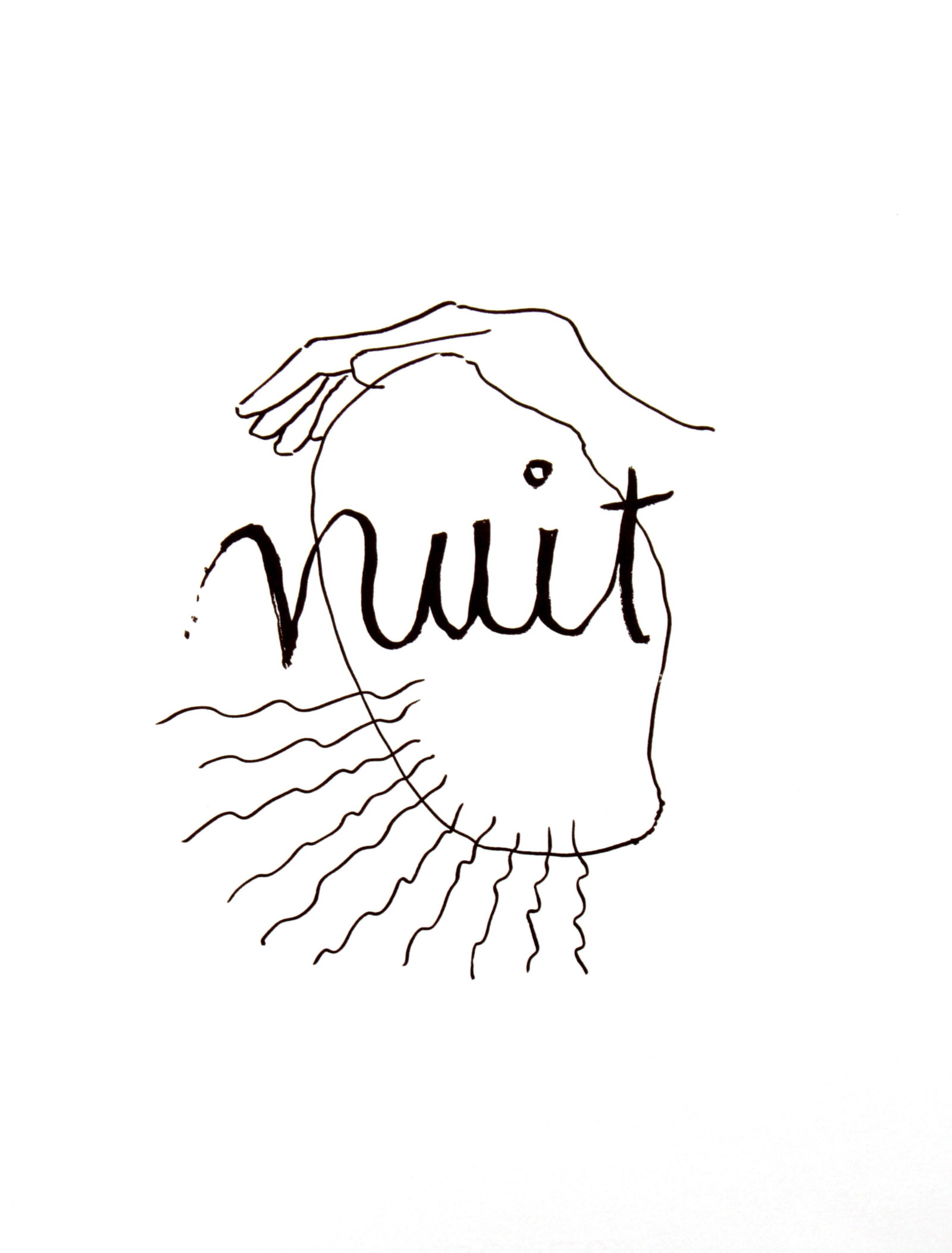 Man Ray - Nuit: Artist: Man Ray Title: Nuit Year: 1948 Dimensions: 15in. by 11.25in. Edition: From the limited edition of 150 Publisher: Editions Pierre Belfond Paris Suite: Alphabet pour Adultes Medium: Original