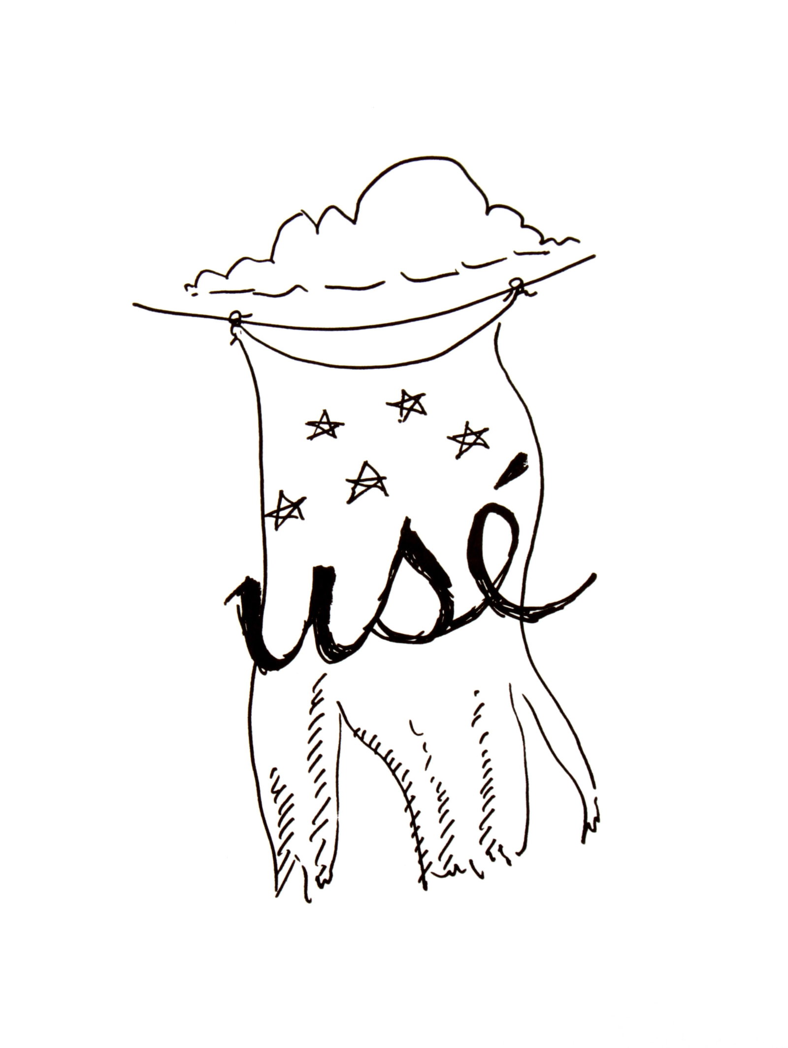 Man Ray - Use: Artist: Man Ray Title: Use Year: 1948 Dimensions: 15in. by 11.25in. Edition: From the limited edition of 150 Publisher: Editions Pierre Belfond Paris Suite: Alphabet pour Adultes Medium: Original