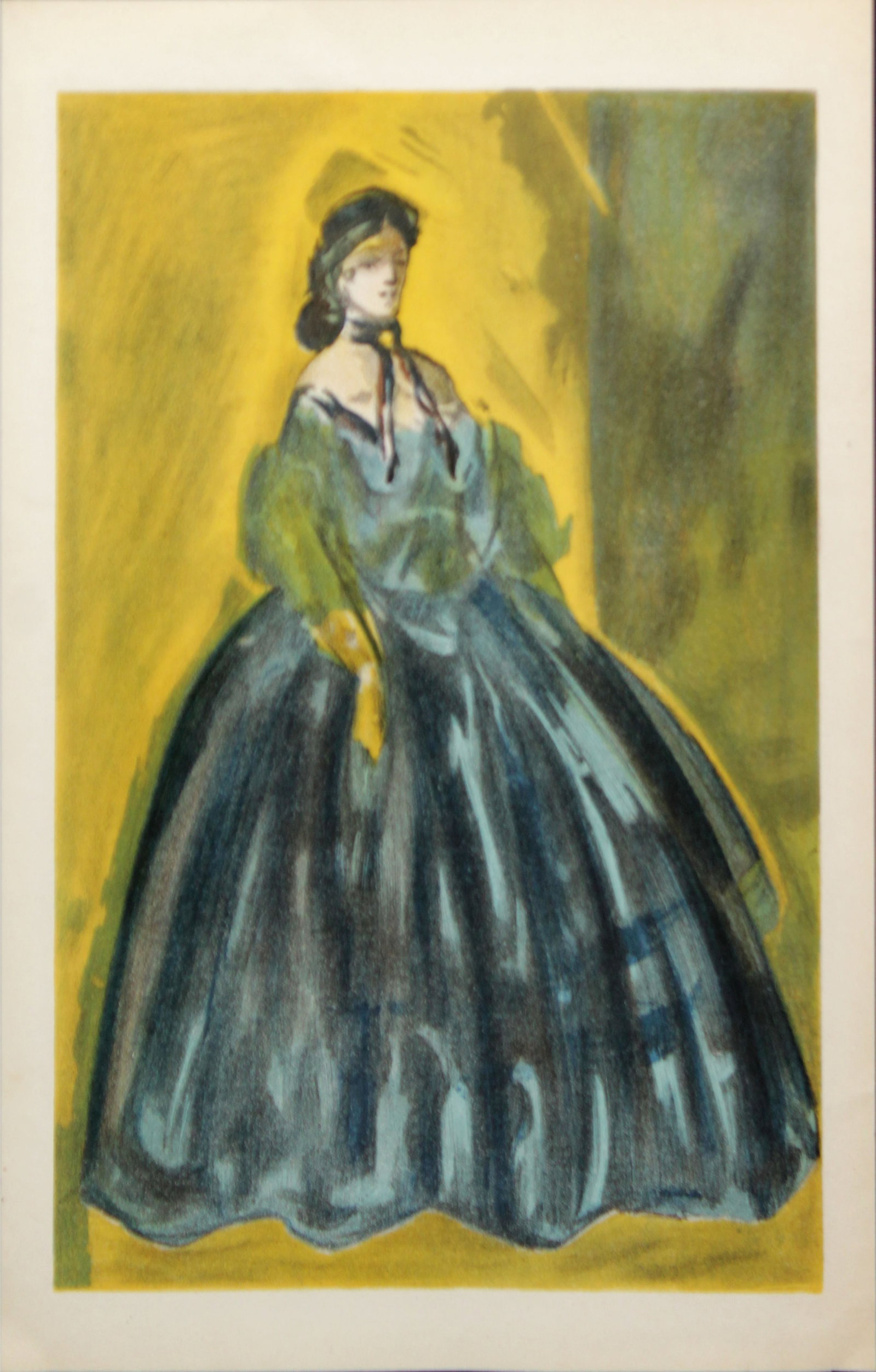 Constantin Guys - Femmes en Jolie Robes: Artist: Constantin Guys Title: Femmes en Jolie Robes Year: 1939 Dimensions: 14in. by 10 1/2in. Edition: From the rare limited edition Publisher: Verve Suite: Verve Volume I Medium: Original