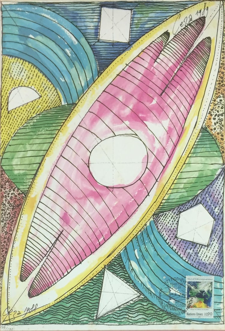 Alexander Yulikov - World Weather Watch: Artist: Alexander Yulikov Title: World Weather Watch Year: 1989 Dimensions: 8 1/2in. by 11in. Edition: From the Rare Limited Edition of 500 Publisher: World Federation of United Nations Associations