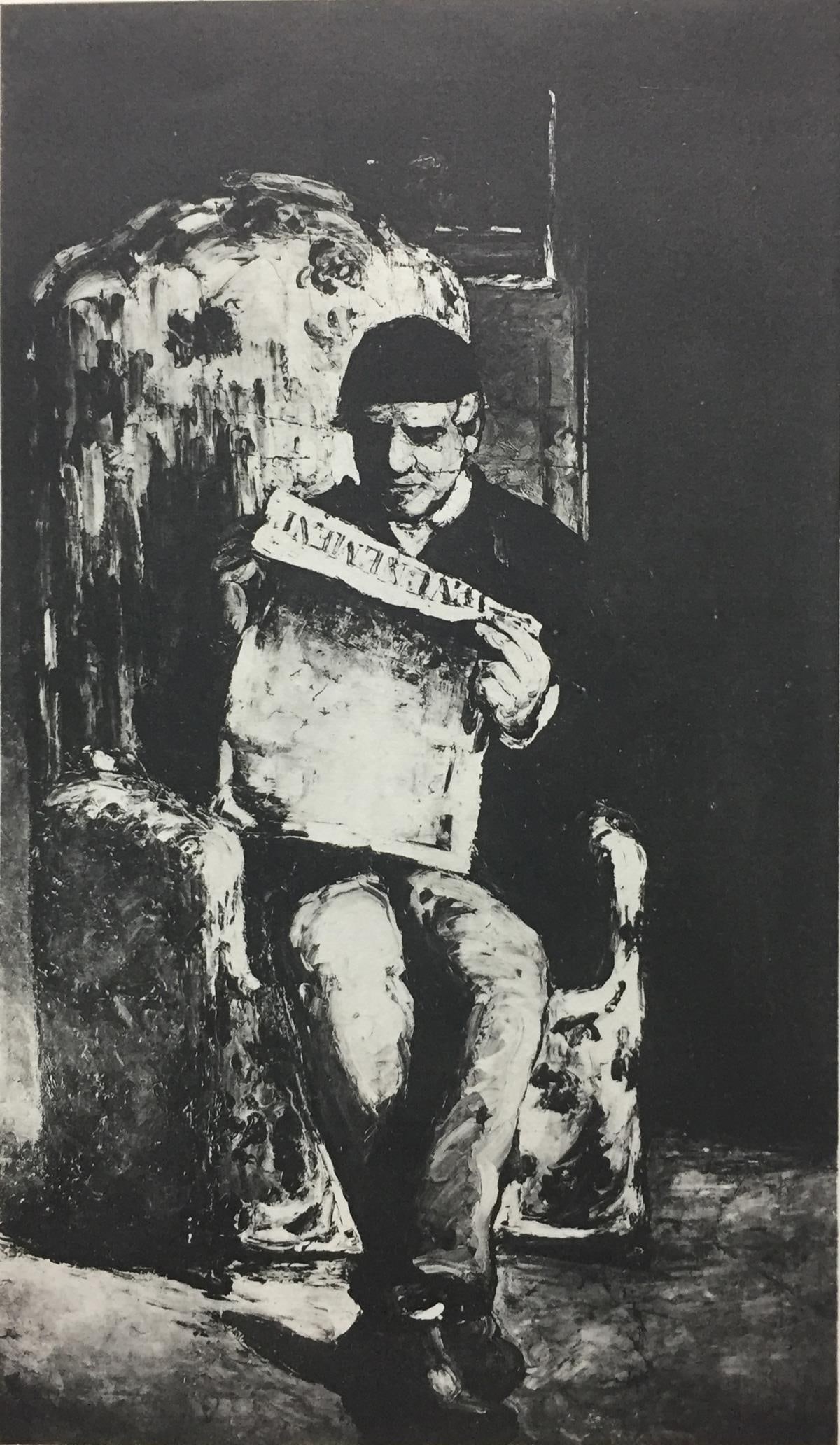 Paul Cezanne (after) - The Artist: Artist: Paul Cezanne (after) Title: The Artist's Father Reading a Newspaper Dimensions: 8in. by 12in. Edition: From the Rare Limited Edition of 250 Publisher: Ambroise Vollard Paris Medium: