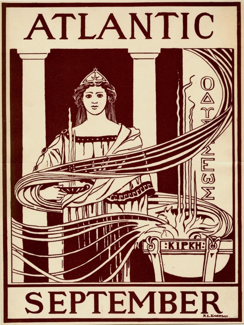 R.L. Emerson - Atlantic/September (Vintage Poster) (1 of 1)