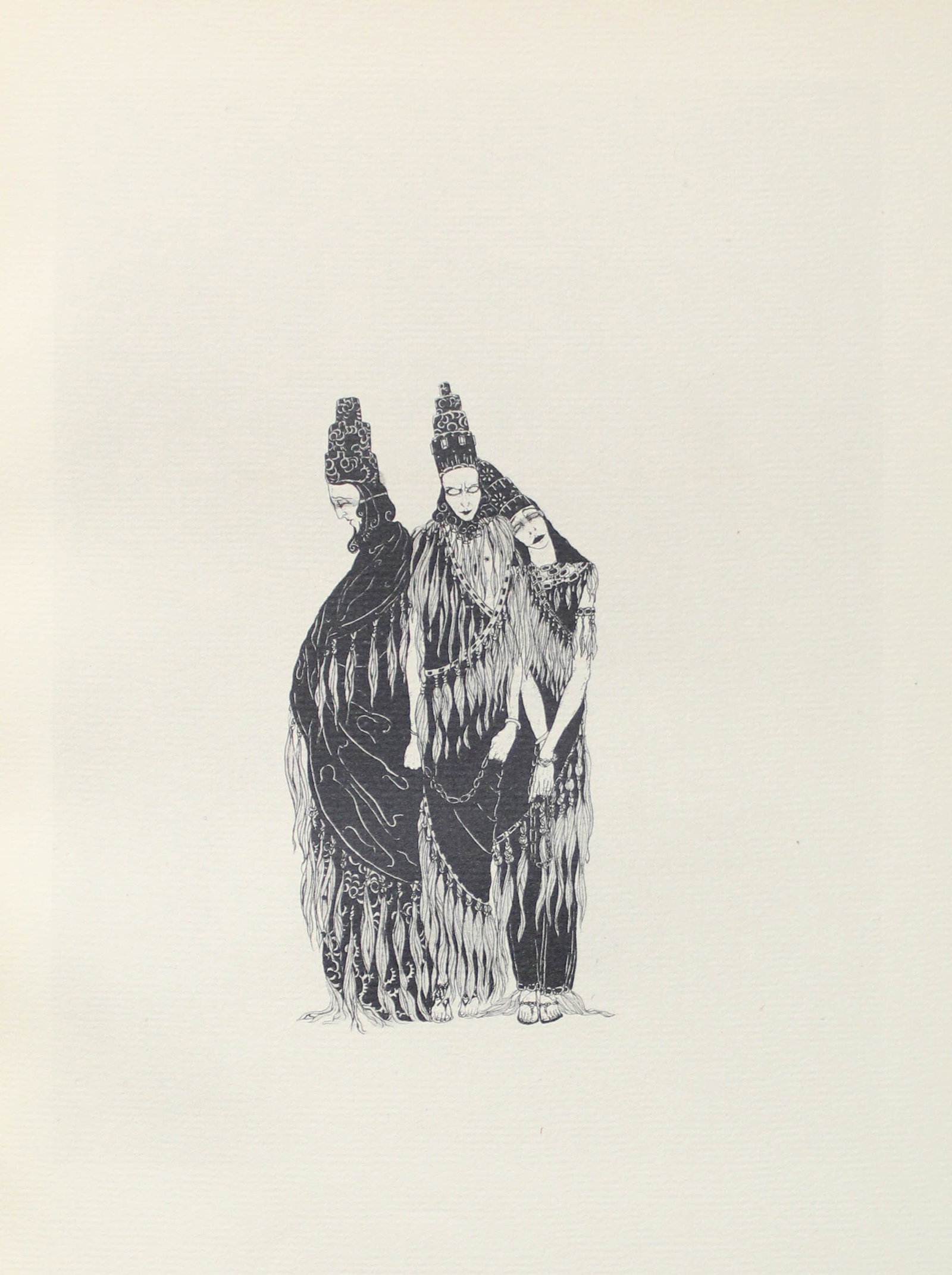 Alastair - Three Blind Princes from the Temptation of St Anthony: Artist: Alastair Title: Three Blind Princes from the Temptation of St Anthony Year: 1925 Dimensions: 12 3/4 x 9 7/8 in. Edition: From the Rare Limited Edition of 975 Publisher: Alfred A Knopf, New