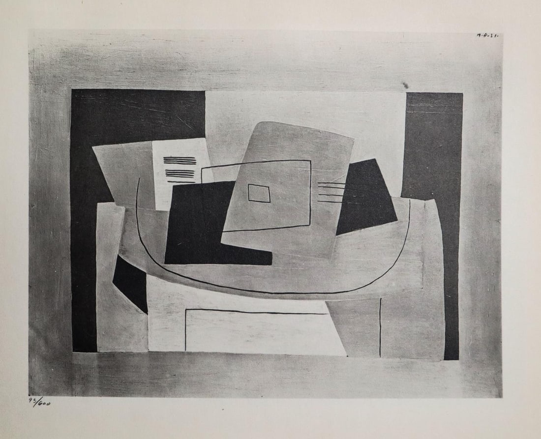 Pablo Picasso - Nature morte: Artist: Pablo Picasso Title: Nature morte Dimensions: 8.5in. by 11in. Edition: From the rare limited edition Suite: Pablo Picasso by Eugenio D'Ors Medium: Lithograph on paper Condition: Excellent
