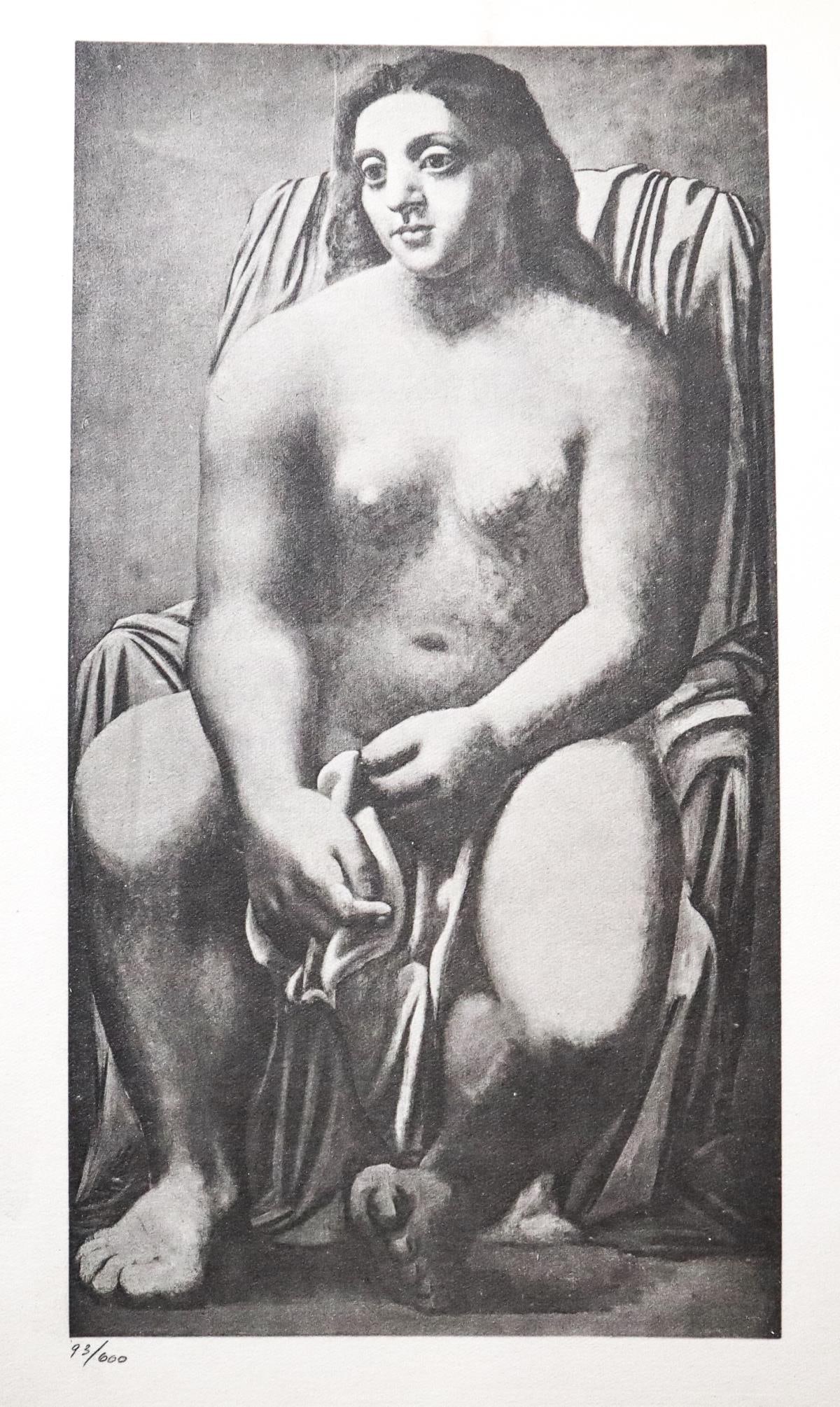Pablo Picasso - Nu assis: Artist: Pablo Picasso Title: Nu assis Dimensions: 8.5in. by 11in. Edition: From the rare limited edition Suite: Pablo Picasso by Eugenio D'Ors Medium: Lithograph on paper Condition: Excellent