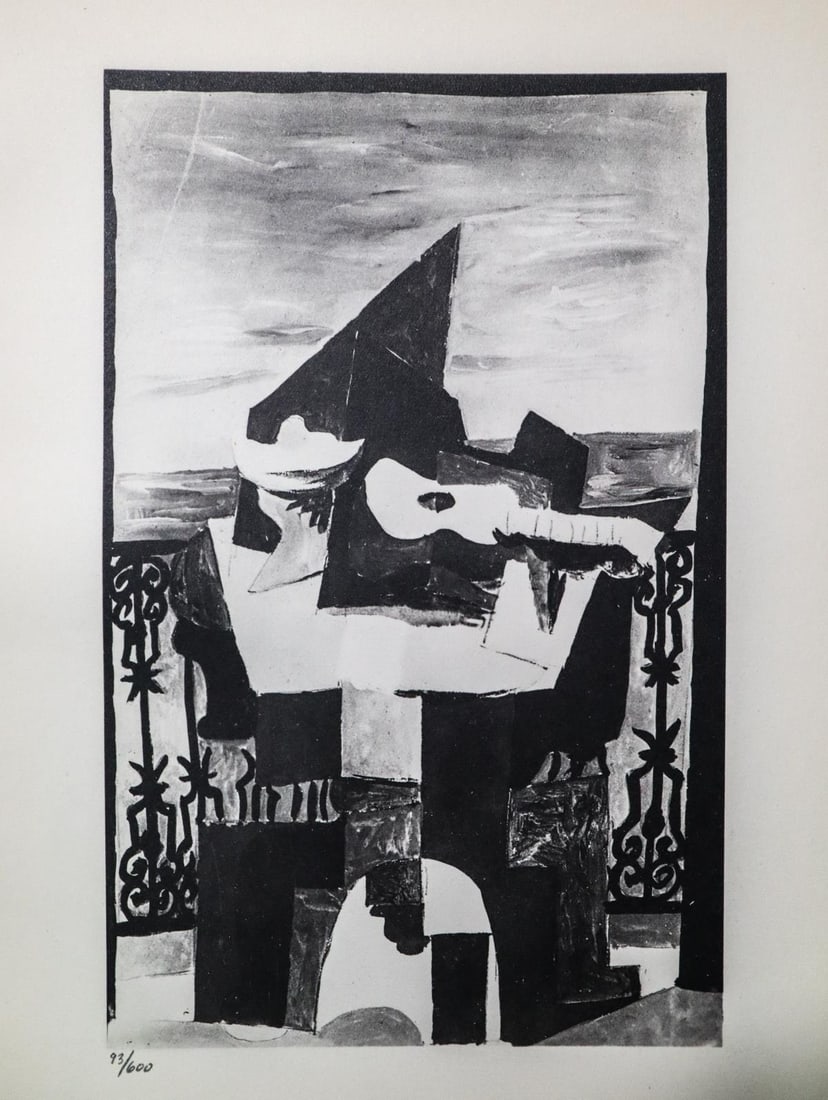 Pablo Picasso - Le balcon: Artist: Pablo Picasso Title: Le balcon Dimensions: 8.5in. by 11in. Edition: From the rare limited edition Suite: Pablo Picasso by Eugenio D'Ors Medium: Lithograph on paper Condition: Excellent