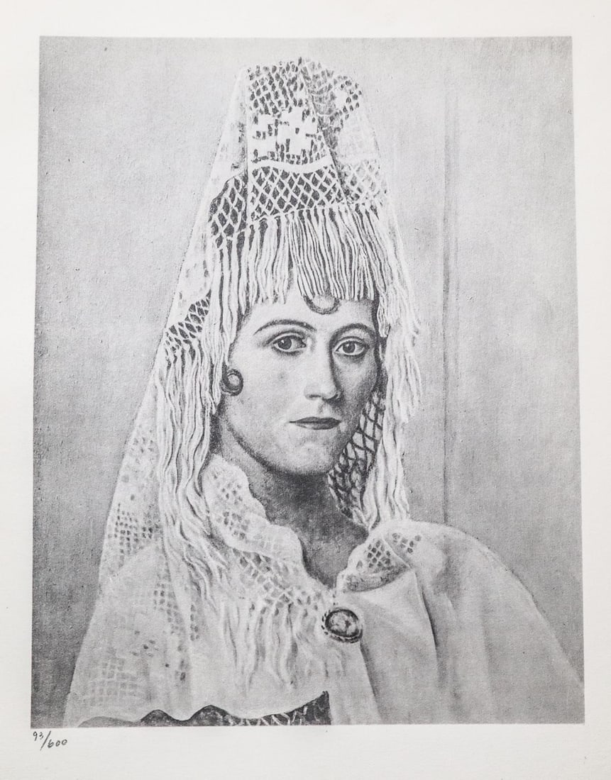Pablo Picasso - Masques: Artist: Pablo Picasso Title: Masques Dimensions: 8.5in. by 11in. Edition: From the rare limited edition Suite: Pablo Picasso by Eugenio D'Ors Medium: Lithograph on paper Condition: Excellent Comes