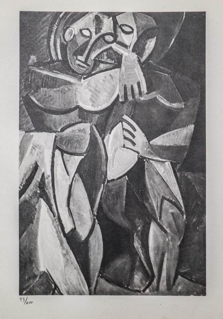 Pablo Picasso - Composition: Artist: Pablo Picasso Title: Composition Dimensions: 8.5in. by 11in. Edition: From the rare limited edition of 600 Suite: Pablo Picasso by Eugenio D'Ors Medium: Lithograph on paper Condition: