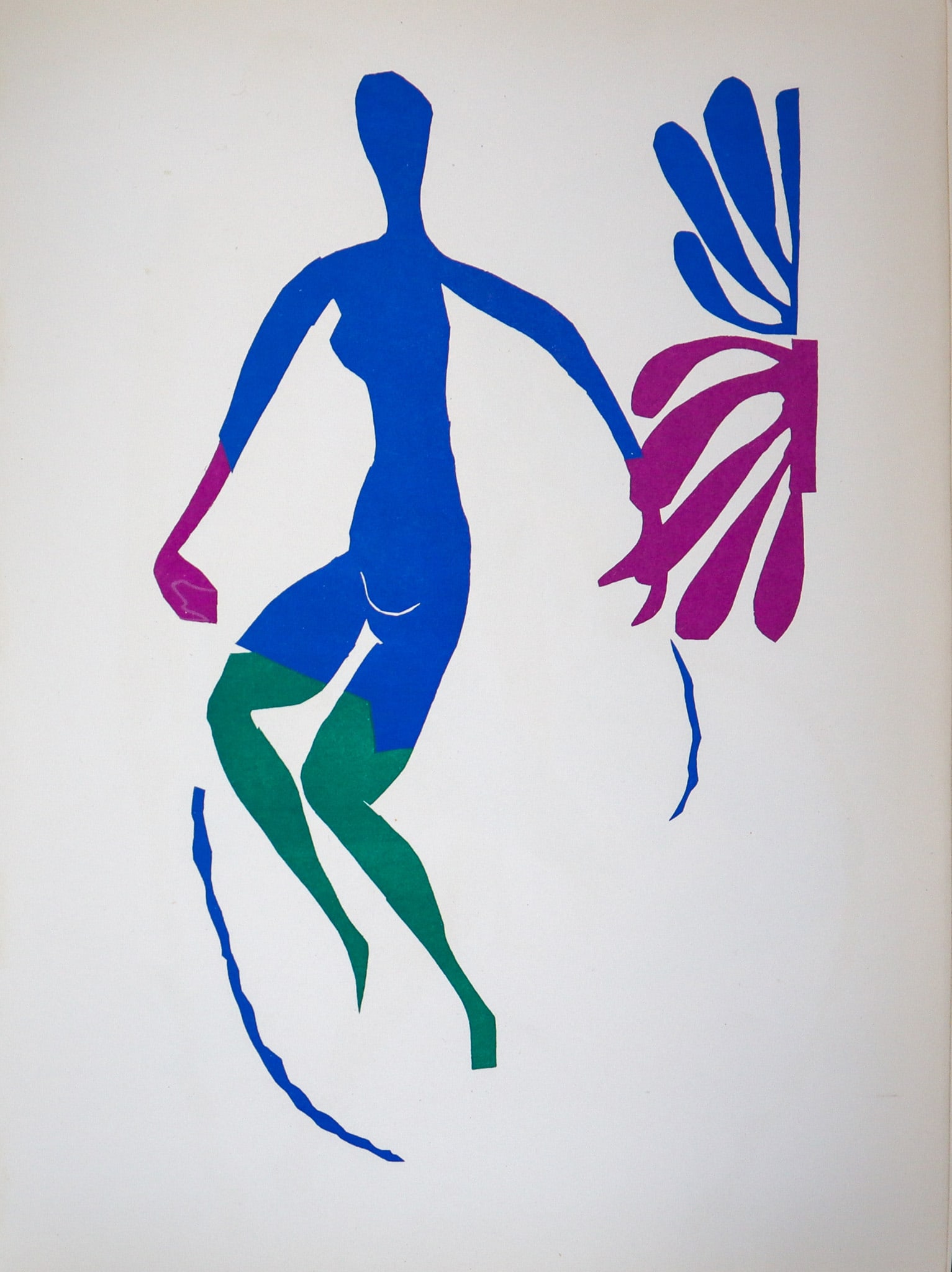 Henri Matisse - Untitled from Verve Suite: Artist: Henri Matisse Title: Untitled from Verve Suite Year: 1952 Dimensions: 14 x 10 1/4 in. Edition: From the rare limited edition Publisher: Teriade, Paris, Dec 1952. Verve vol VI no 27/28 Medium: