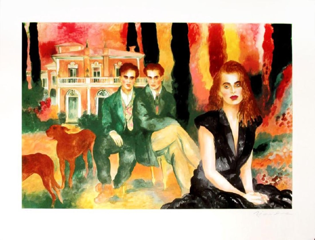 Joanna Zjawinska - Tara: Artist: Joanna Zjawinska Title: Tara Dimensions: 32in. by 40in. Weight: 0 Edition: 271 from the rare limited edition of 275 Medium: Original serigraph in colors on paper Condition: Excellent