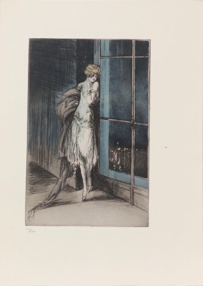 Louis Icart - City View from "L'ingenue Libertine" (1 of 1)