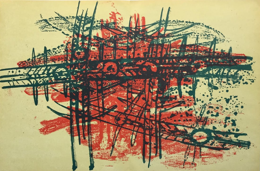 Wifredo Lam - Untitled II: Artist: Wifredo Lam Title: Untitled II Year: 1963 Dimensions: 19 1/4in. by 12 3/4in. Edition: From the Rare Limited Edition Publisher: Krugier et Cie