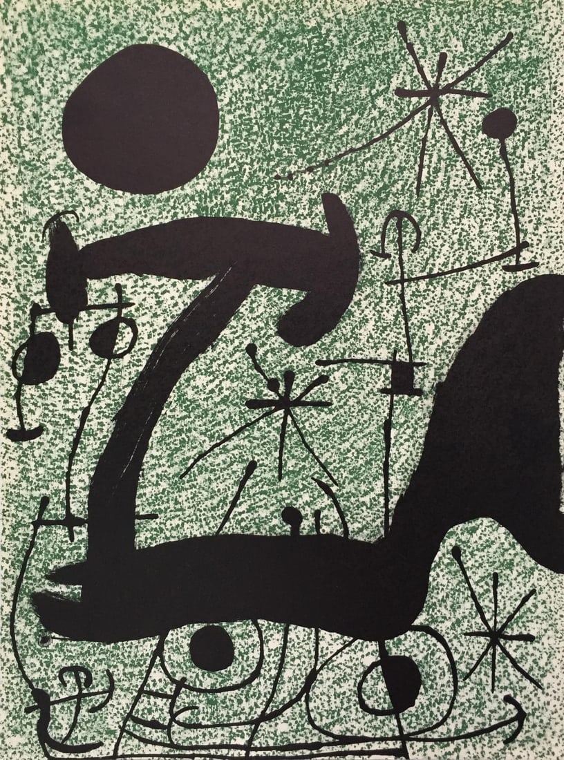 Joan Miro - Plate 15 from Derriere Le Miroir (1 of 1)