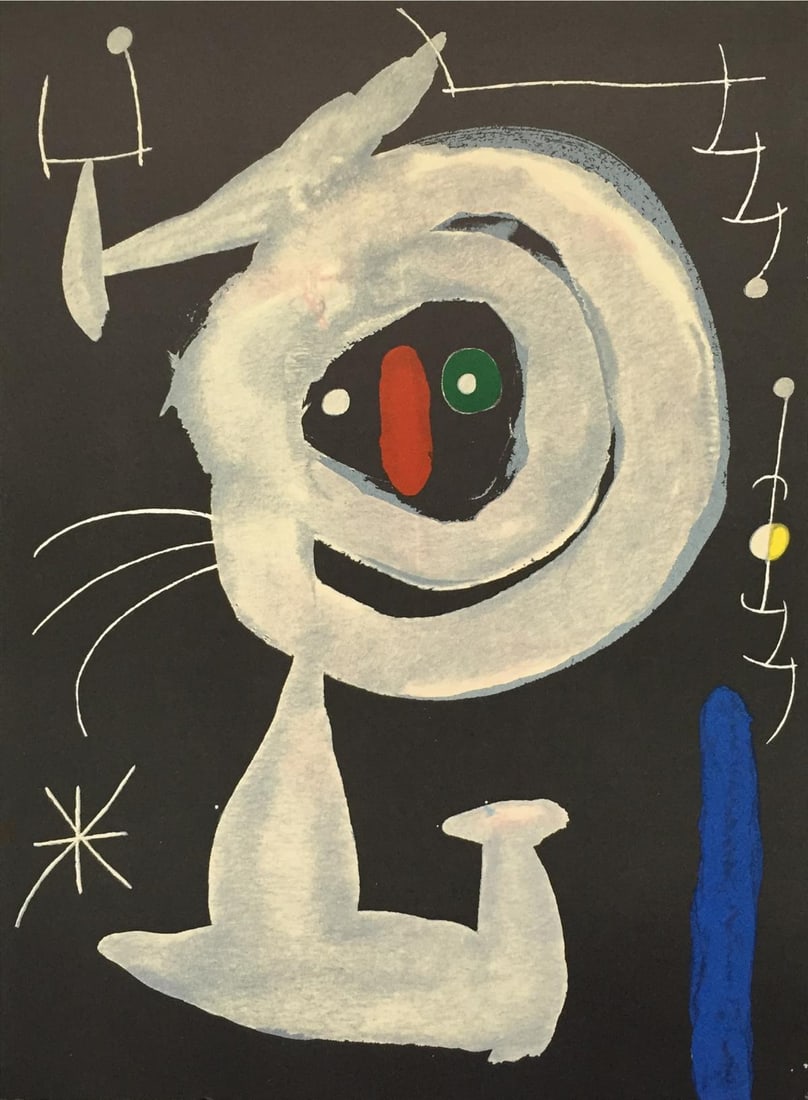 Joan Miro - Plate 24 from Derriere Le Miroir (1 of 1)