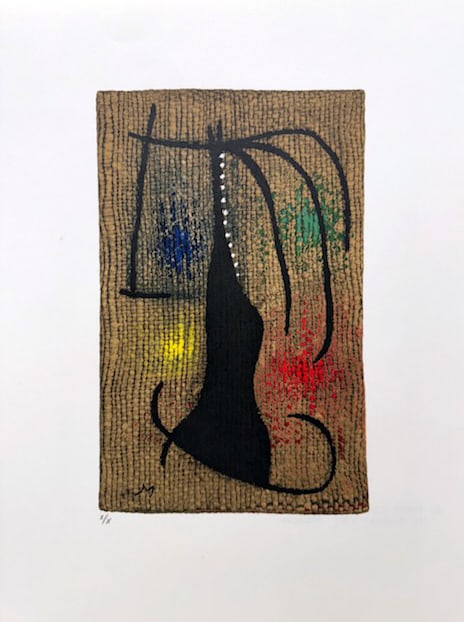 Joan Miro - Untitled 3.0 (from Femme portfolio): Artist: Joan Miro Title: Untitled 3.0 (from Femme portfolio) Year: 1965 Dimensions: 23 x 17 3/4 in. Edition: From the limited edition of 50 Publisher: Maeght Ed