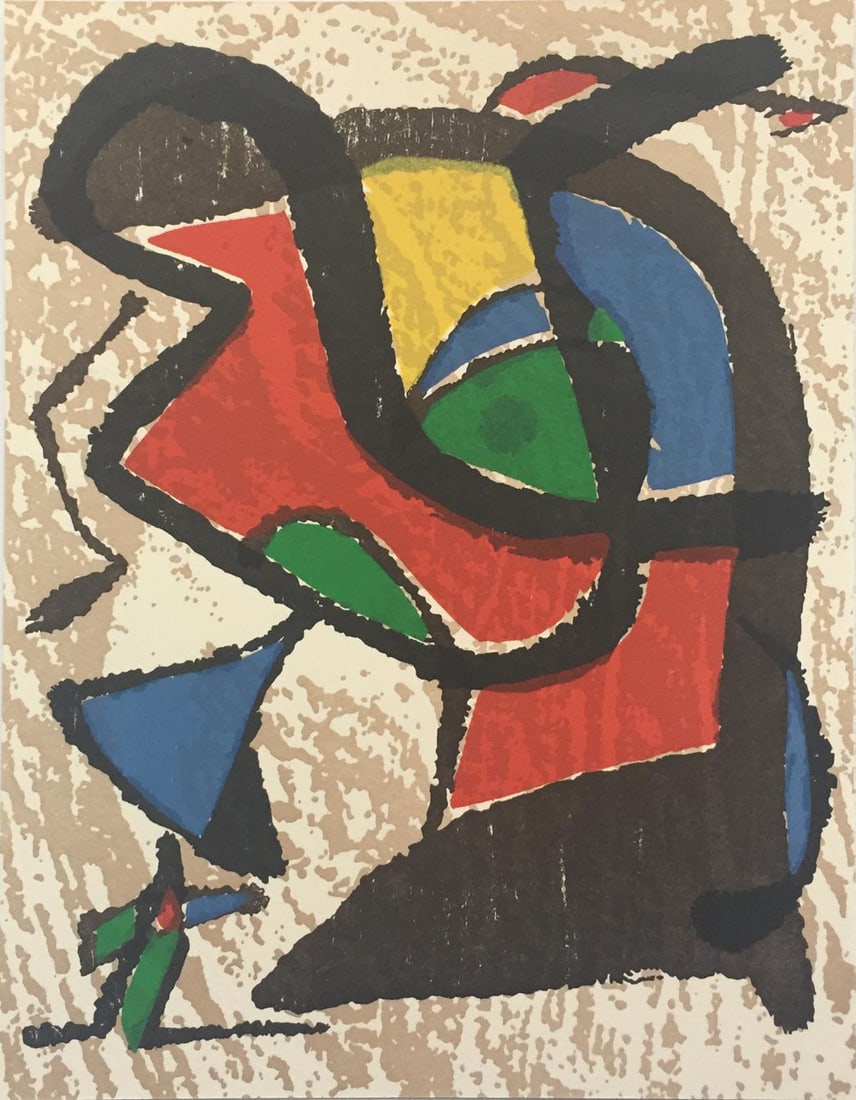 Joan Miro - Graveur II: Artist: Joan Miro Title: Graveur II Year: 1984 Dimensions: 13in. by 10 1/4in. Edition: From the Rare Limited Edition of 2700 Suite: Graveur Medium:</
