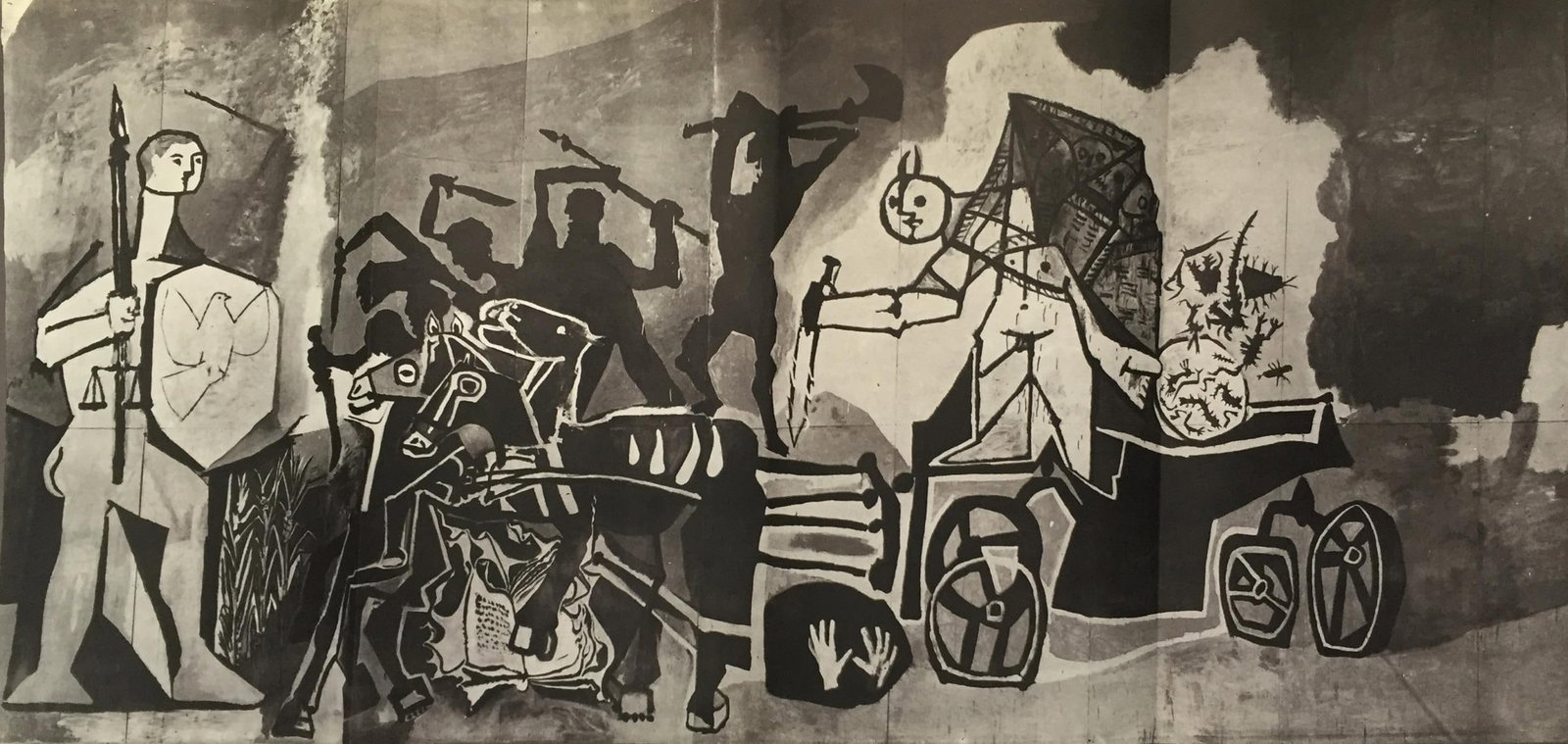 Pablo Picasso (After) - War (Black and White) (1 of 1)