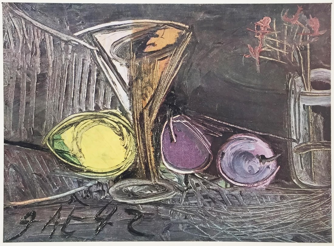 Pablo Picasso (After) - Nature Morte (XI): Artist: Pablo Picasso (After) Title: Nature Morte (XI) Year: 1946 Dimensions: 14 3/4in. by 10 7/8in. Edition: From the Rare Limited Edition Publisher: Les Editi