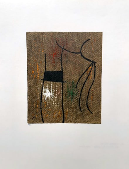 Joan Miro - Untitled 2.5 (from Femme portfolio): Artist: Joan Miro Title: Untitled 2.5 (from Femme portfolio) Year: 1965 Dimensions: 23 x 17 3/4 in. Edition: From the limited edition of 50 Publisher: Maeght Ed