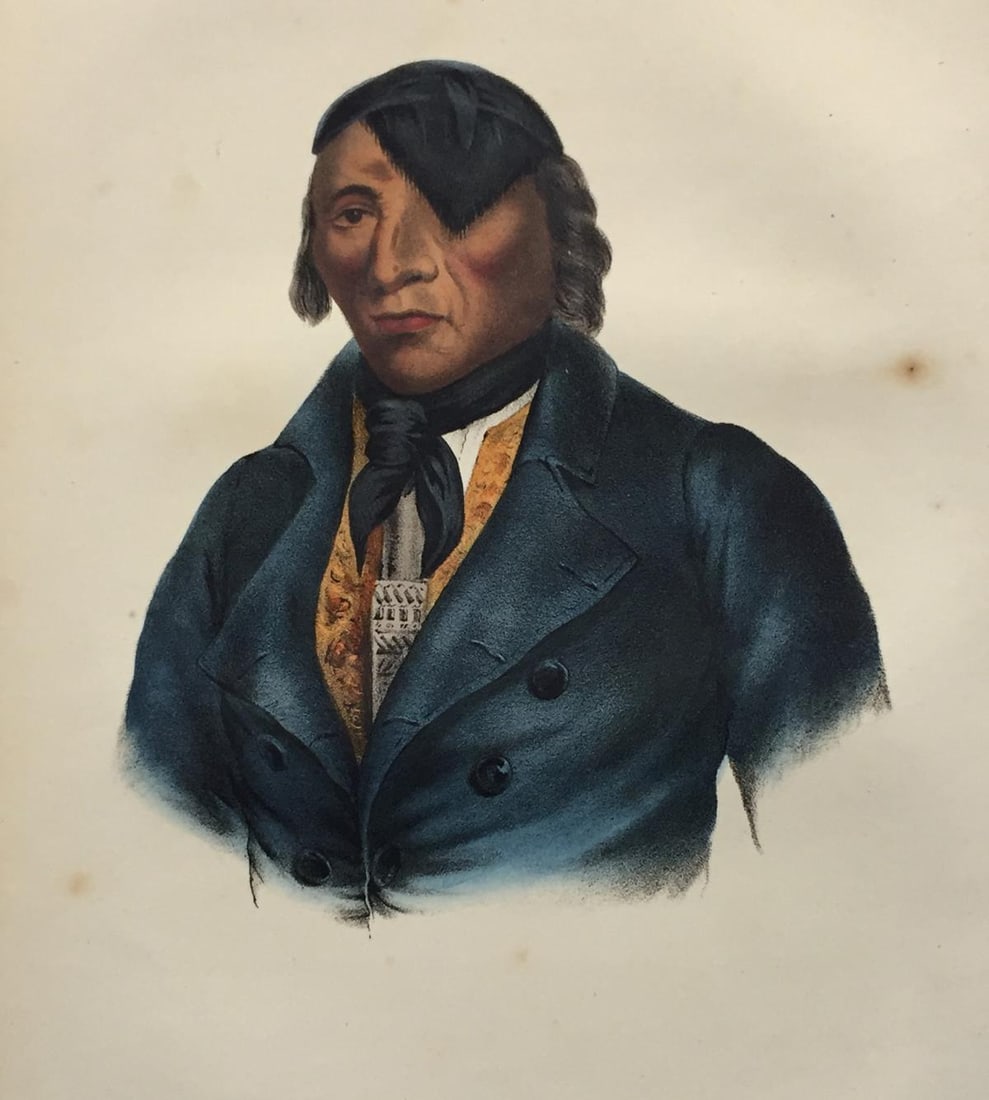 Charles Bird King - Waa-Pa-Shaw: Artist: Charles Bird King Title: Waa-Pa-Shaw Year: 1858 Dimensions: 10 1/2in. by 6 3/4in. Edition: From the rare limited edition Publisher: D. Rice and A.N. Har