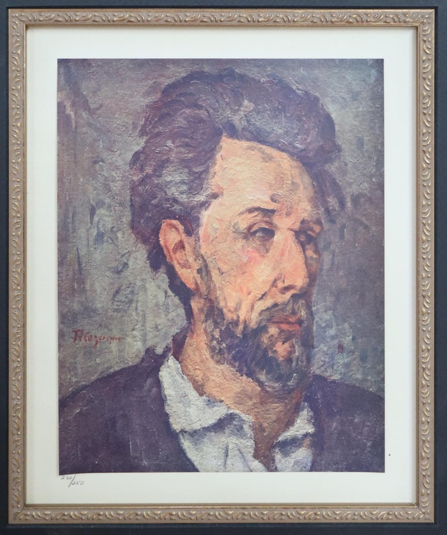 Paul Cezanne (after) - Portrait de Chocquet: Artist: Paul Cezanne (after) Title: Portrait de Chocquet Year: 1914 Dimensions: 12.5in. by 9.5in. Edition: From the rare limited edition of 250 Publisher: Editi