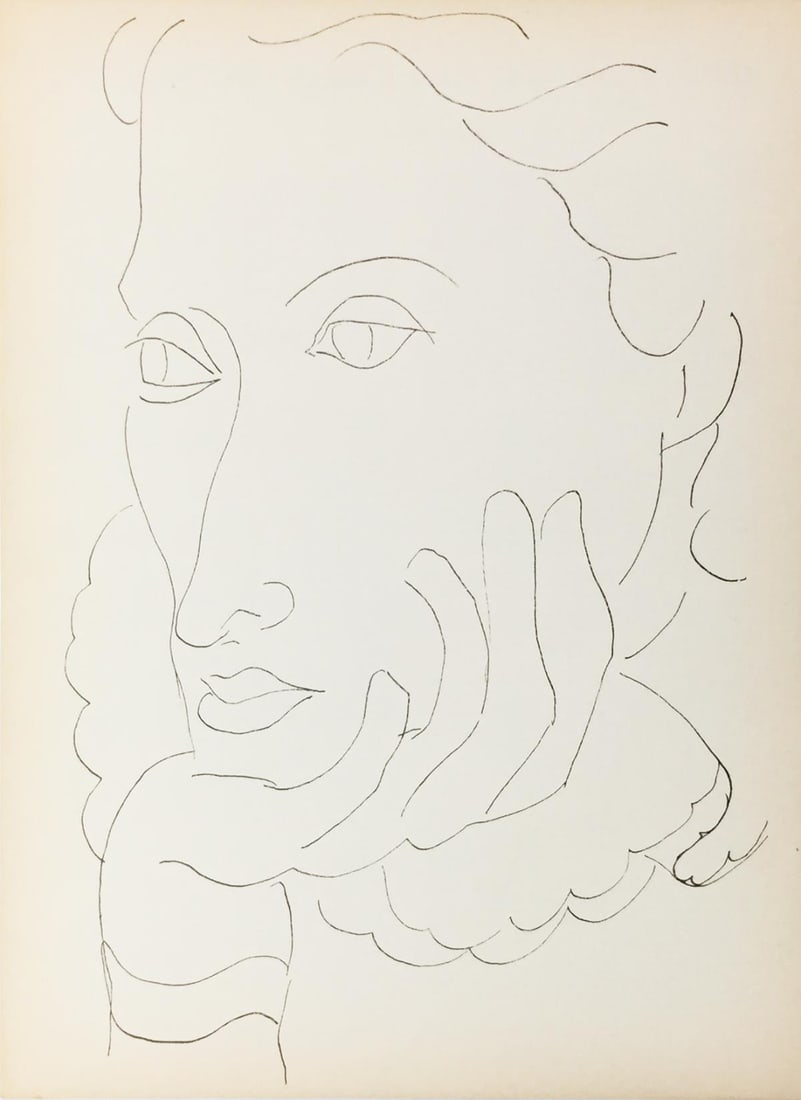 Henri Matisse (After) - Untitled (Portrait): Artist: Henri Matisse (After) Title: Untitled (Portrait) Dimensions: 10 3/8in. by 14in. Edition: From the Rare Limited Edition Medium: Offset Lithograph on Paper Condition: Excellent Comes with a