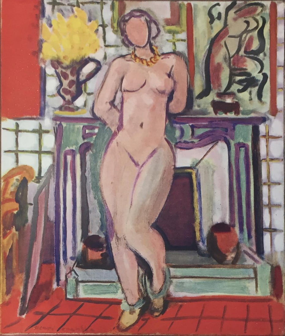 Henri Matisse (After) - Untitled (Nude): Artist: Henri Matisse (After) Title: Untitled (Nude) Year: c.1938 Dimensions: 10 3/8in. by 14in. Edition: From the Rare Limited Edition Medium: Offset Lithograp