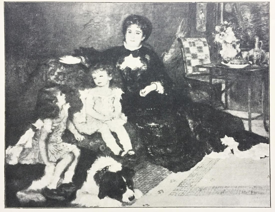 Pierre-Auguste Renoir (After) - Mme Charpentier et de: Artist: Pierre-Auguste Renoir (After) Title: Mme Charpentier et de ses Filles Year: 1906 Dimensions: 10in. by 7 3/4in. Edition: From the rare limited edition Publis