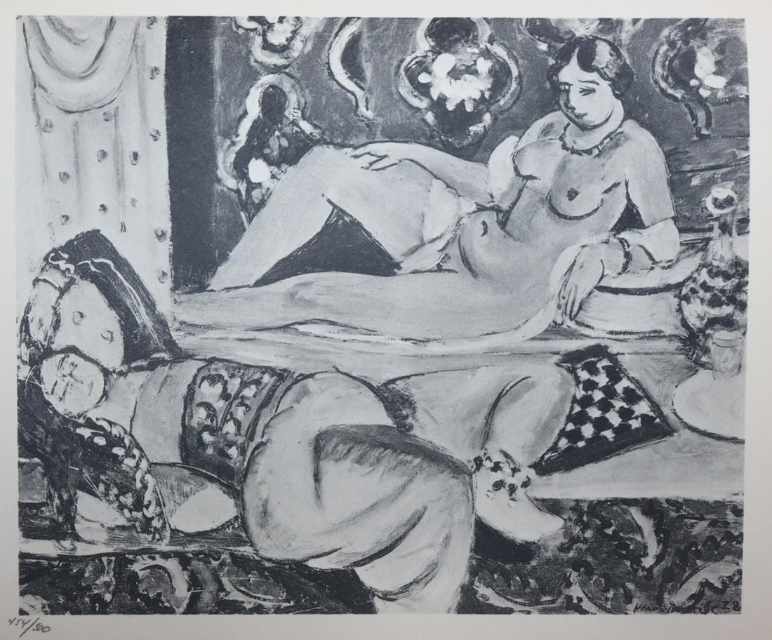 Henri Matisse - Untitled XVIII from"XX Siecle No .4" (After): Artist: Henri Matisse Title: Untitled XVIII from"XX Siecle No .4" Year: 1927 Dimensions: 11in. by 8.75in. Edition: From the rare limited edition of 500 Publisher:</