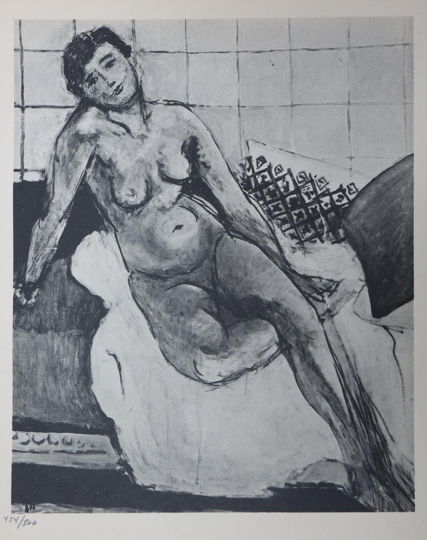 Henri Matisse - Untitled XX from"XX Siecle No .4" (After): Artist: Henri Matisse Title: Untitled XX from"XX Siecle No .4" Year: 1929 Dimensions: 11in. by 8.75in. Edition: From the rare limited edition of 500 Publisher: