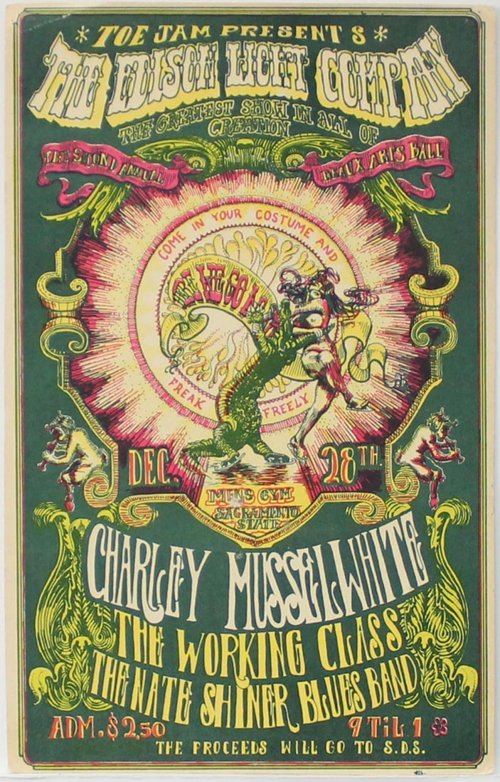 Toe Jam Presents - Beaux Arts Ball: Artist: Toe Jam Presents Title: Beaux Arts Ball Dimensions: 4 1/2in. by 7 1/2in. Edition: From the Rare Limited Edition Medium: Offset Lithograph in Colors on Postcard Condition: Excellent