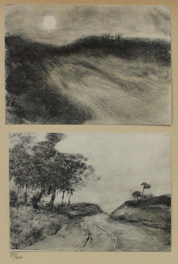 Edgar Degas (after) - La Route: Artist: Edgar Degas (after) Title: La Route Year: 1919 Dimensions: 7.5in. by 10in. Edition: from the rare limited edition of 60 Publisher: Imprimerie J. Langloi