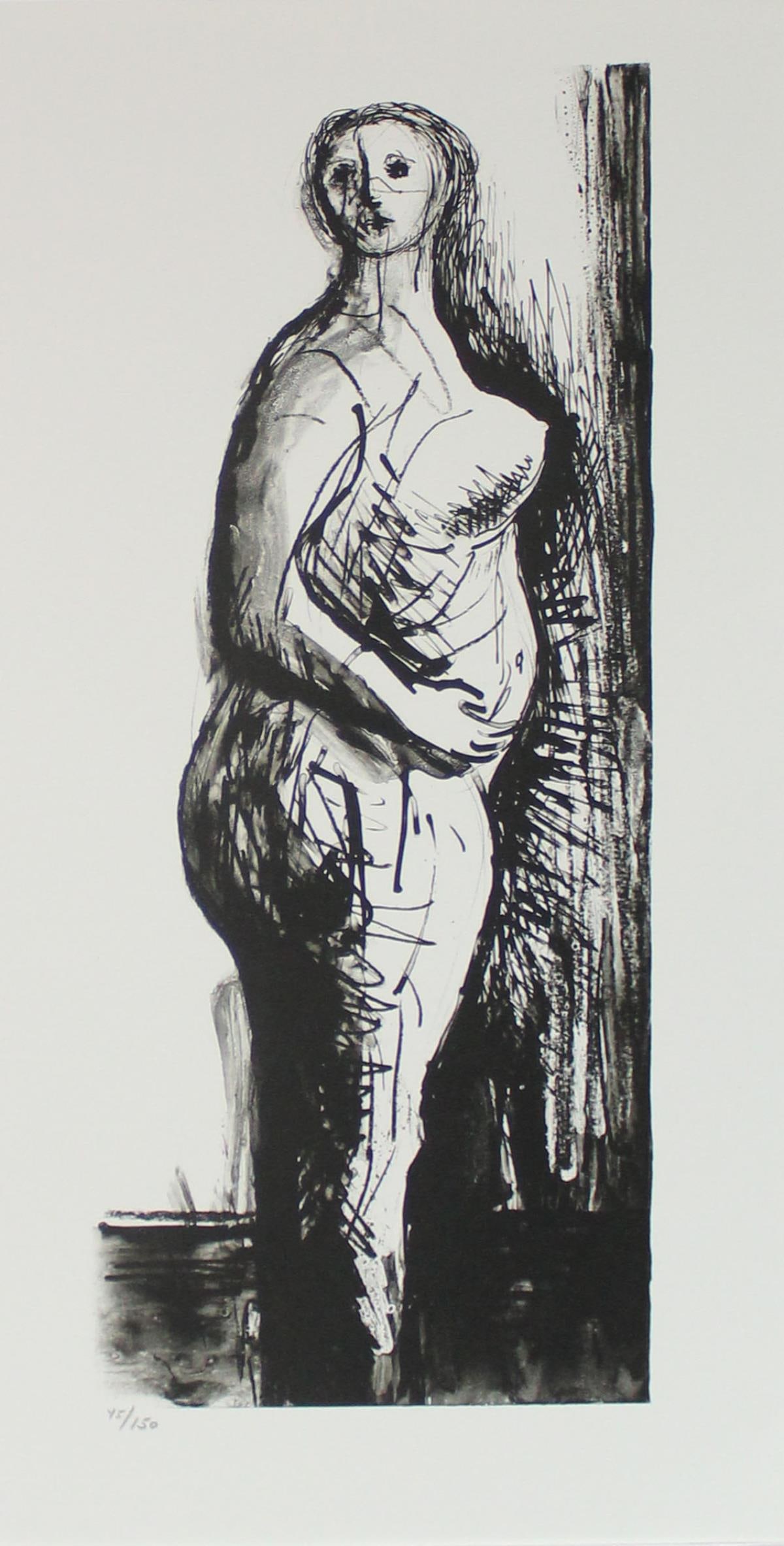 Henry Moore - Untitled I: Artist: Henry Moore Title: Untitled I Year: 1974 Dimensions: 16in. by 13in. Edition: From the Rare Limited Edition Publisher: Petersburg Press Suite: Auden Poems Medium: Lithograph on Paper