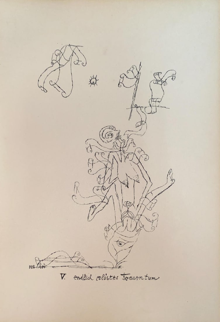 Paul Klee - Trauentum: Artist: Paul Klee Title: Trauentum Year: 1918 Dimensions: 5.25in. by 7.5in. Edition: From the rare limited edition of 200 Publisher: New York Graphic Society New York Suite: Potsdamer PLatz by Curt