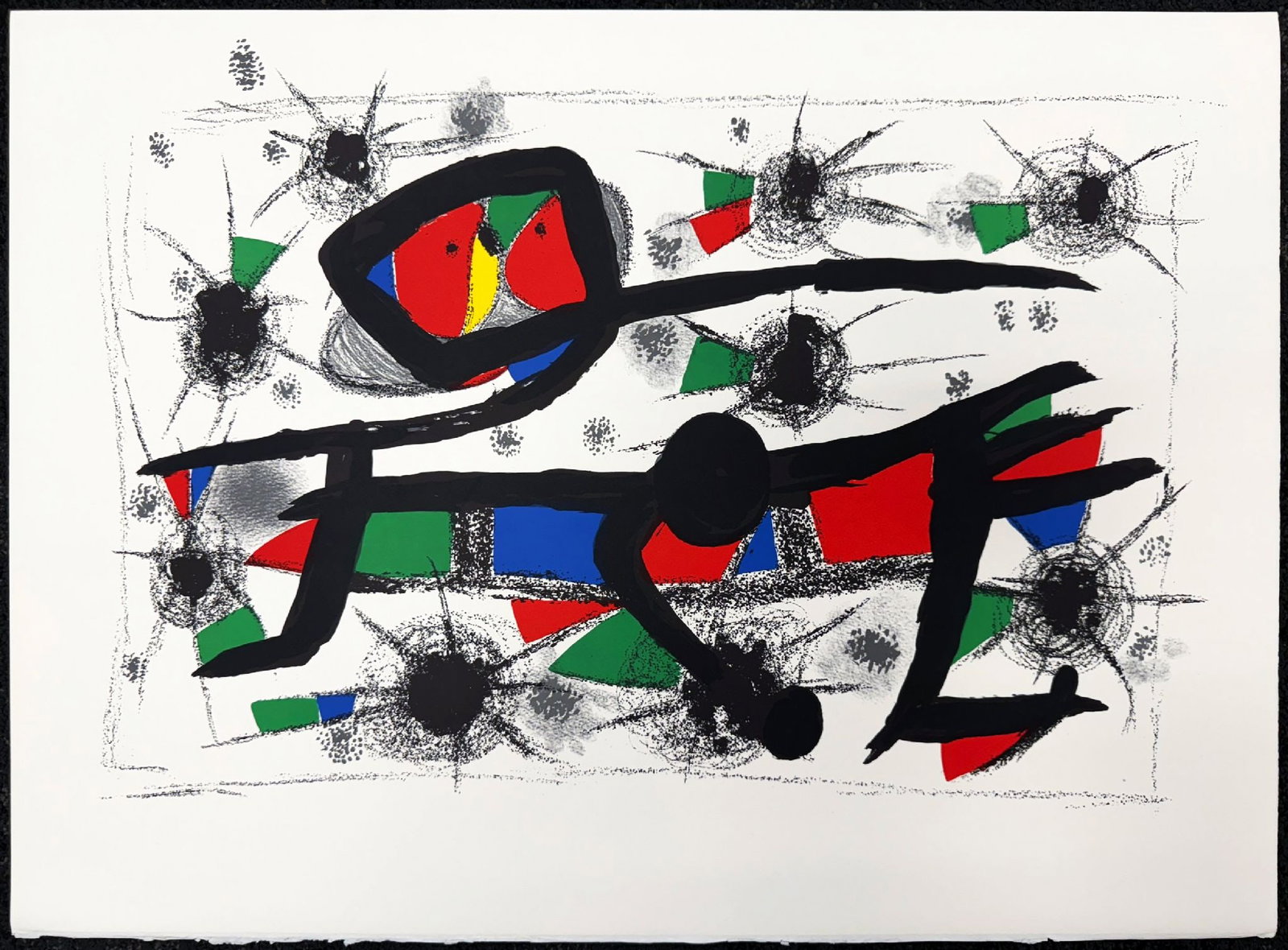 Joan Miro - Painting Equals Poetry: Artist: Joan Miro Title: Painting Equals Poetry Year: 1976 Dimensions: 22 x 29 3/4 in. Edition: From the rare limited edition of 50 Medium: Original color lithograph on paper Condition: Excellent