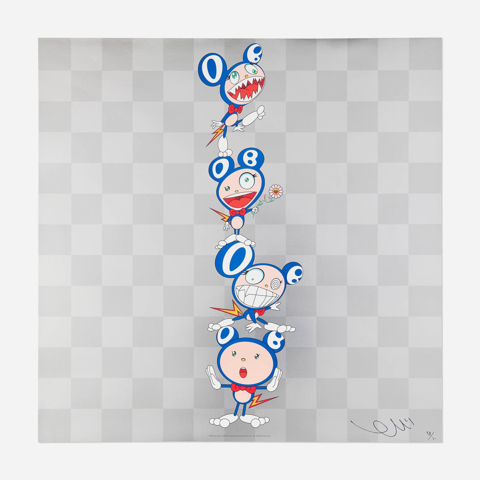 Takashi Murakami - DOB totem pole (1 of 1)