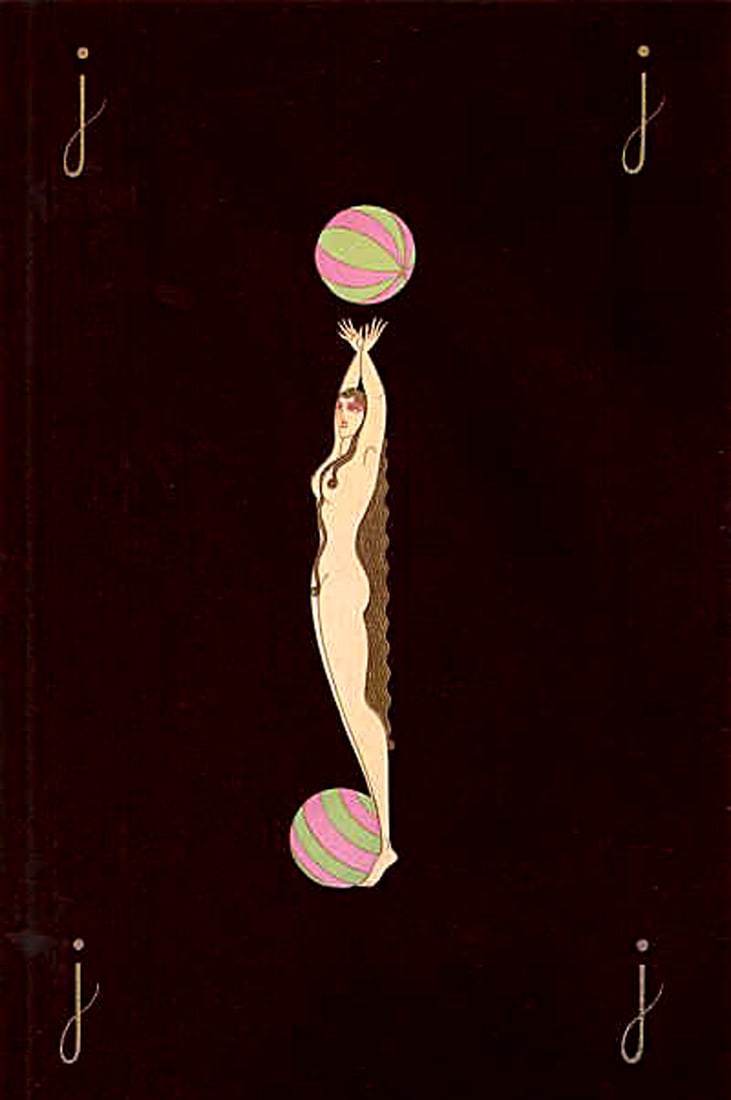 Erte - The Letter J: Artist: Erte Title: The Letter J Year: 1976 Dimensions: 25.5in. by 18.75in. Edition: From the rare limited edition Publisher: Atelier Gourdon Atelier Arcay Paris; American Atelier New York Suite: The