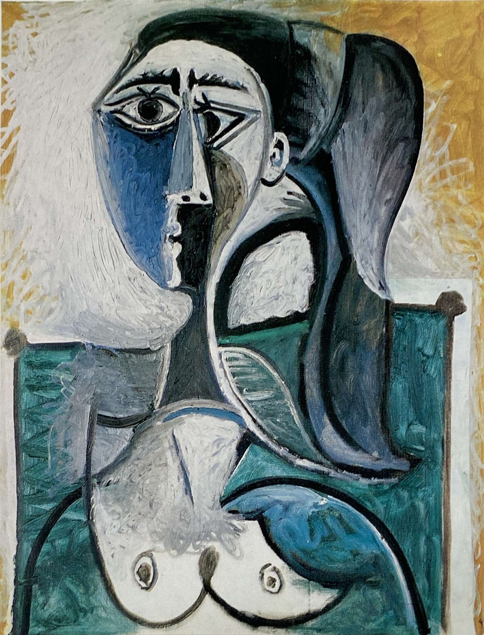 Pablo Picasso - Young Spanish Girl II: Artist: Pablo Picasso Title: Young Spanish Girl II Year: 1964 Dimensions: 5 1/2 x 7 in. Edition: From the Rare Limited Edition of 150 Publisher: Editions Cercle d'Art, Paris Suite: Les Dames de