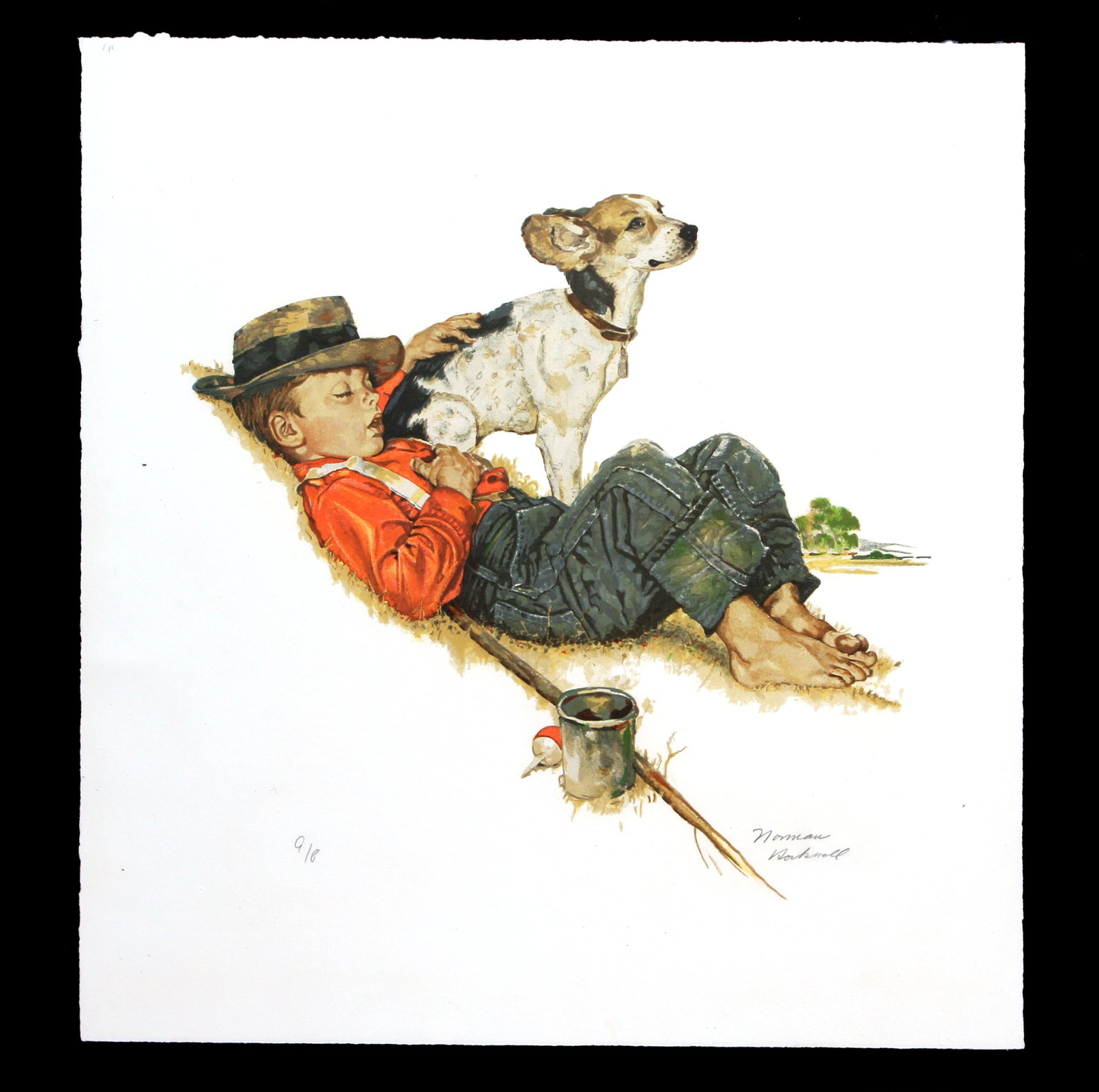 Norman Rockwell - Adventures Between Adventures: Artist: Norman Rockwell Title: Adventures Between Adventures Year: 1976 Dimensions: 20 x 22 in. Edition: From the Rare Limited Edition of 600 Publisher: Circle