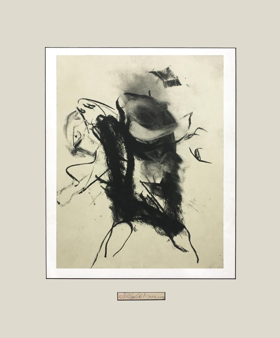 Willem De Kooning - Three Airs I: Artist: Willem De Kooning Title: Three Airs I Year: 1988 Dimensions: 22in. by 18in. Edition: From the Rare Limited Edition Publisher: The Museum of Modern Art New York Suite: Frank O'Hara Medium: