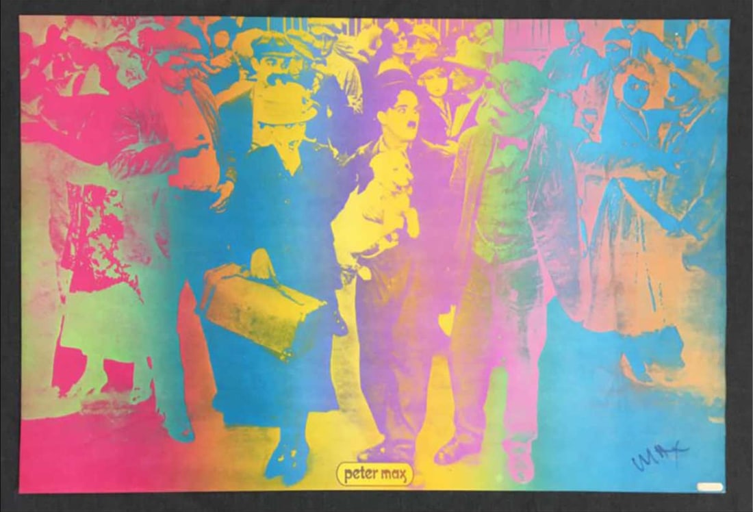 Peter Max - Our Gang: Artist: Peter Max Title: Our Gang Year: 1967 Dimensions: 36in. by 24in. Edition: From the limited edition Medium: Original offset lithgraph on paper