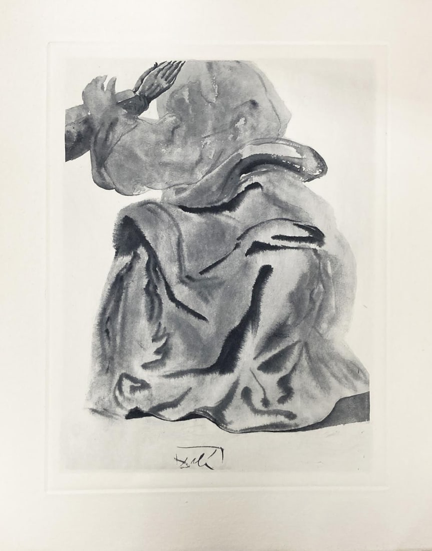 Salvador Dali - To the Empyrean: Artist: Salvador Dali Title: To the Empyrean Year: 1964 Dimensions: 13in. by 10in. Edition: From the rare limited edition of 165 Publisher: Les Heures Claires Paris Suite: The Divine Comedy Medium: