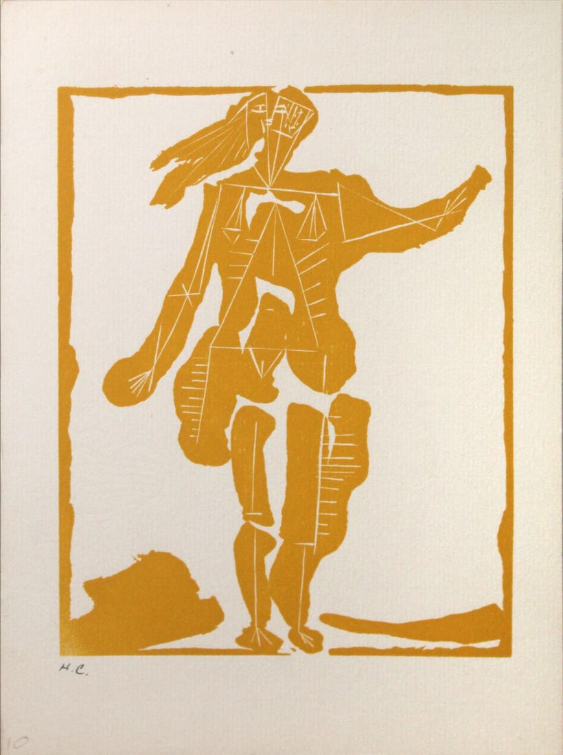 Pablo Picasso - Non Vouloir: Artist: Pablo Picasso Title: Non Vouloir Year: 1942 Dimensions: 7.5in. by 5.5in. Edition: From the rare limited H.C. edition Publisher: Editions Jeanne Bucher; Paris Suite: Non Vouloir Medium: