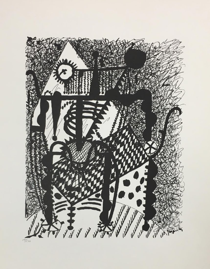 Pablo Picasso - Untitled Nouveau Cercle Parisien du: Artist: Pablo Picasso Title: Untitled Nouveau Cercle Parisien du Livre 1955 Year: 1955 Dimensions: 17.25in. by 12.75in. Edition: Numbered from the Rare Limited Edition of 140<