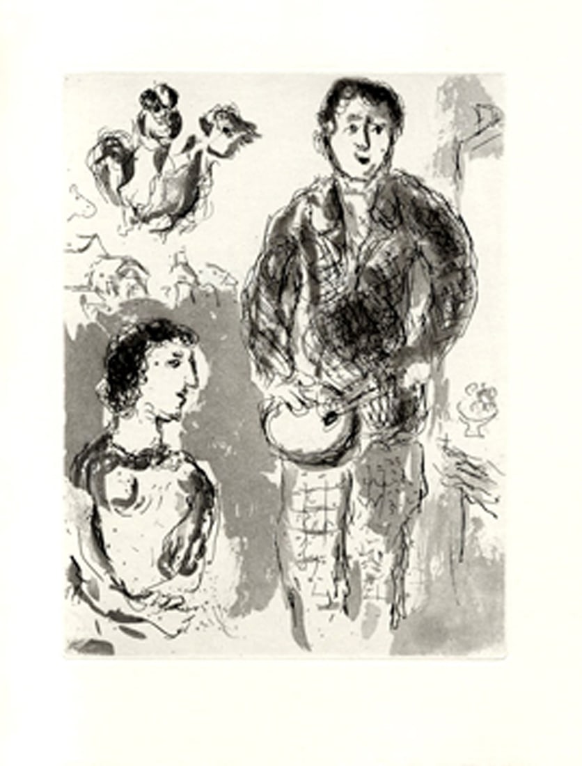 Marc Chagall - Le peintre et son modele (1 of 1)