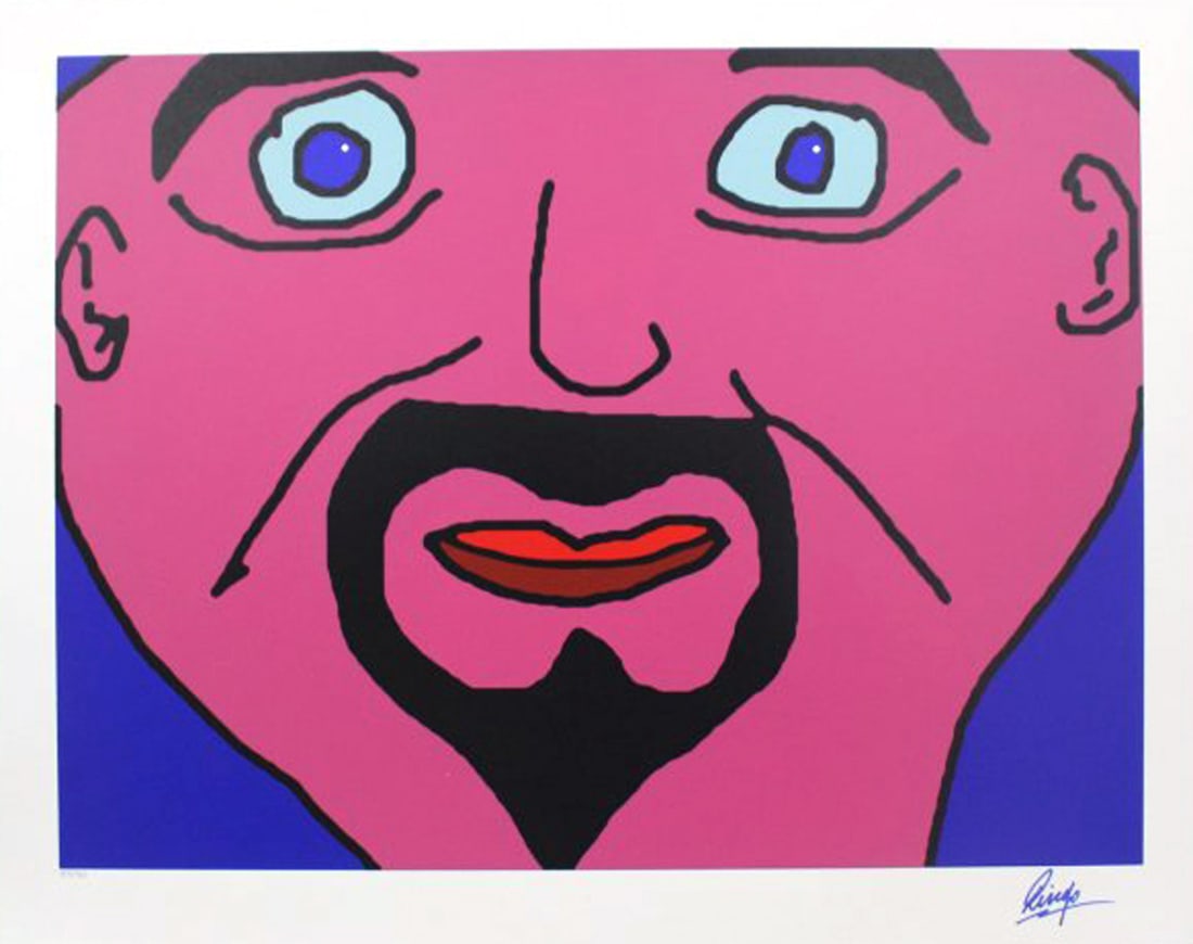 Ringo Starr - Big Close Up: Title: Big Close Up Artist: Ringo Starr Dimensions: 21 x 26 Medium: Original Serigraph Signature: Signed by the artist and numbered Edition: 31 out of 50 Comes with Letter of Authenticity, Guaranteed