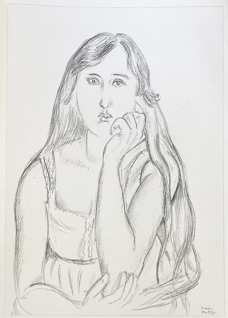Henri Matisse (After) - Planche XLVII: Artist: Henri Matisse (After) Title: Planche XLVII Year: 1920 Dimensions: 11in. by 8.5in. Edition: From the rare limited edition of 1000 Publisher: Victor Jacquemin; Paris Suite: Cinquante Dessins