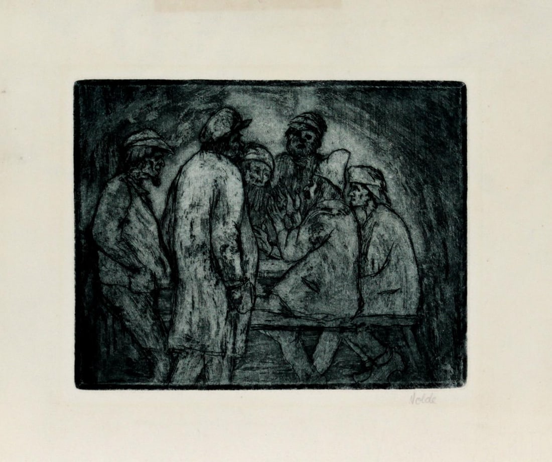Emile Nolde - Tischgesellschaft (1 of 2)